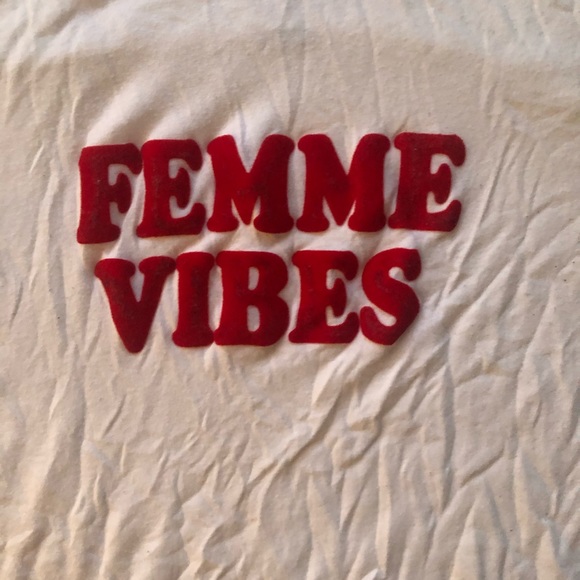 Femme vibes t shirt - Picture 2 of 2